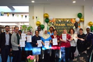 Springdene staff celebrating Employee Appreciation Day