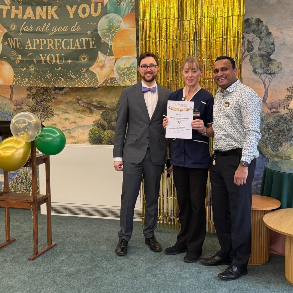 spring grove care home staff recognition award ceremony finchley road hampstead