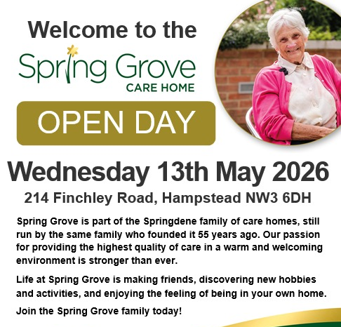 Springdene Care Homes Open Days 2026 Across North London