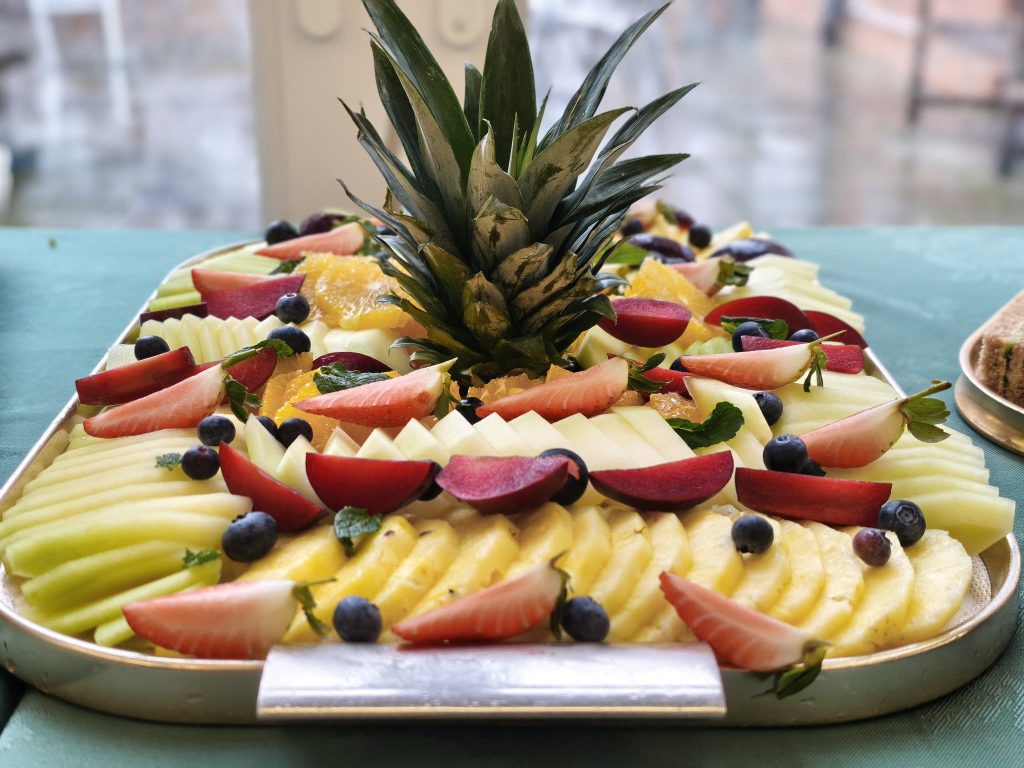 Fresh fruit platter prepared for Employee Appreciation Day celebration at Springview Care Home